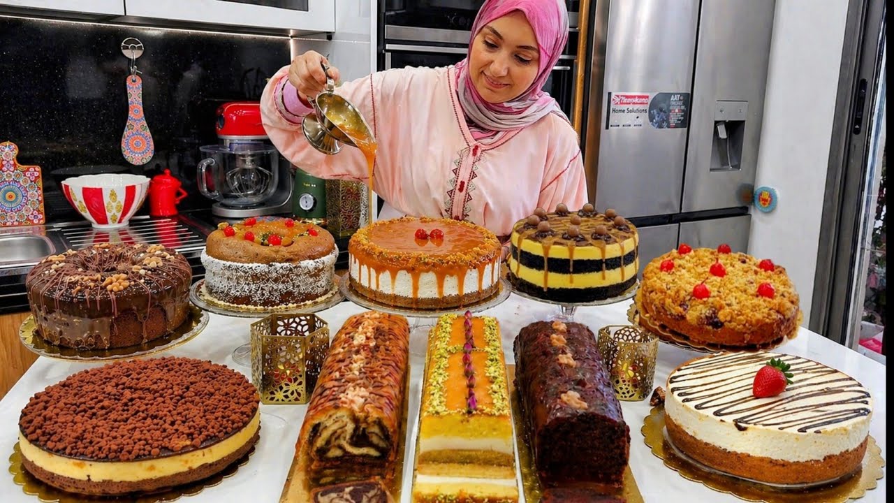 كيكة تنسيك في الأخرى! 7 كيكات العيد سهلة شكولا كراميل فلون طبقات كيك بارد حجم كبير اقتصادية خطيرة