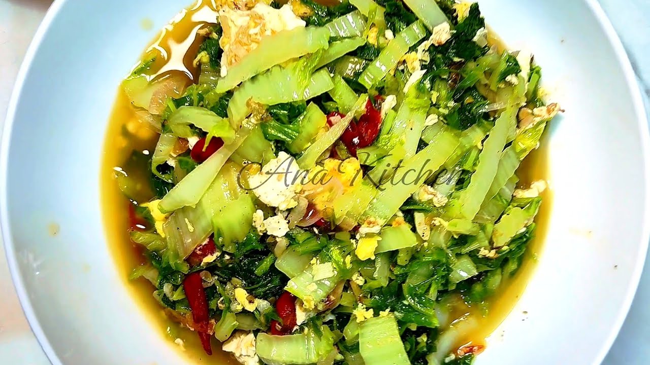 TUMIS SAWI PUTIH CAMPUR TELUR | MENU SIMPEL, MURAH, TAPI ENAKNYA BIKIN NAMBAH NASI 🍚🤤 #reseprumahan