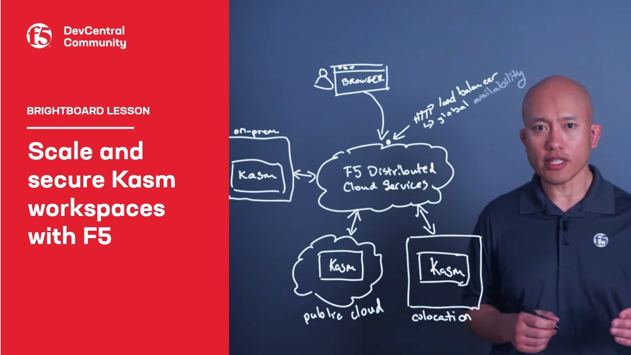 Scale and Secure Kasm Workspaces with F5 - Brightboard Lesson