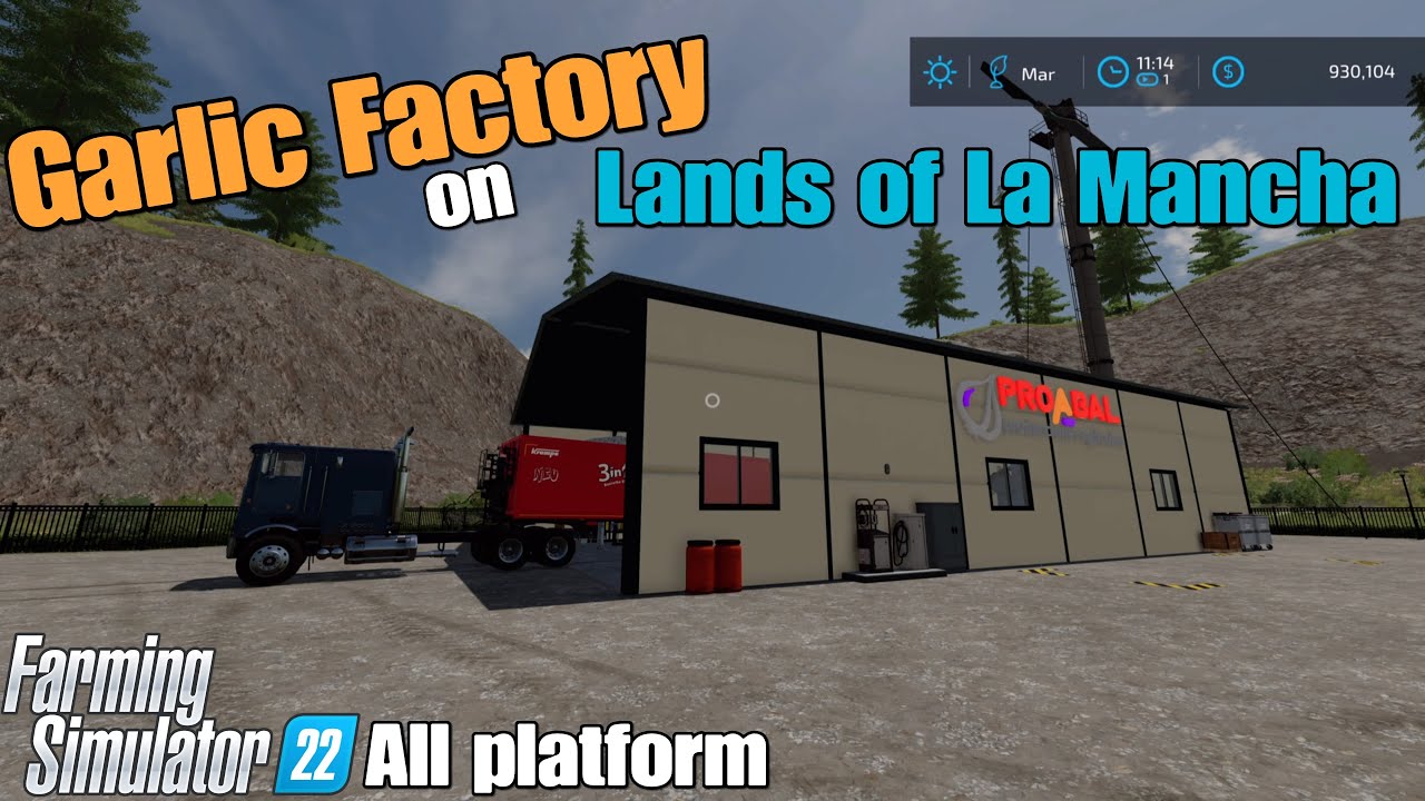 Garlic Factory Tutorial /on Lands Of La Mancha for FS22