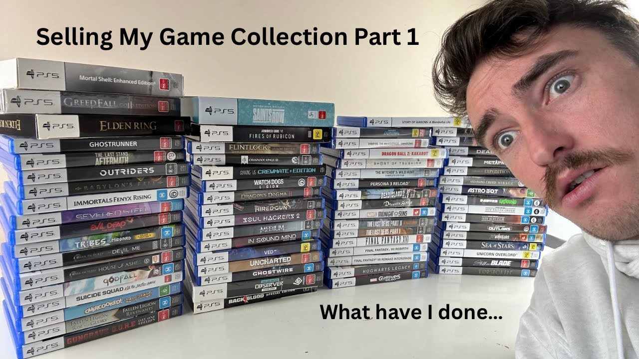 Saying goodbye to my HUGE PS5 collection.