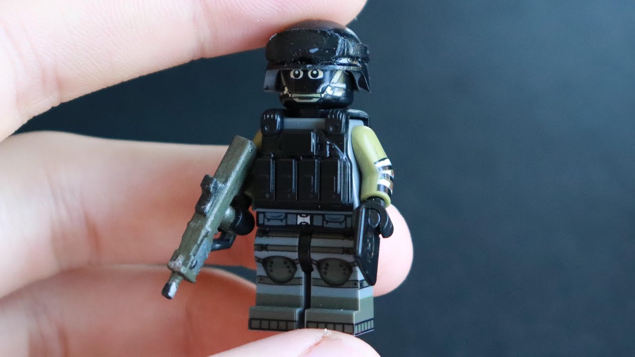 5 Minute Custom LEGO Battlefield Minifigure!