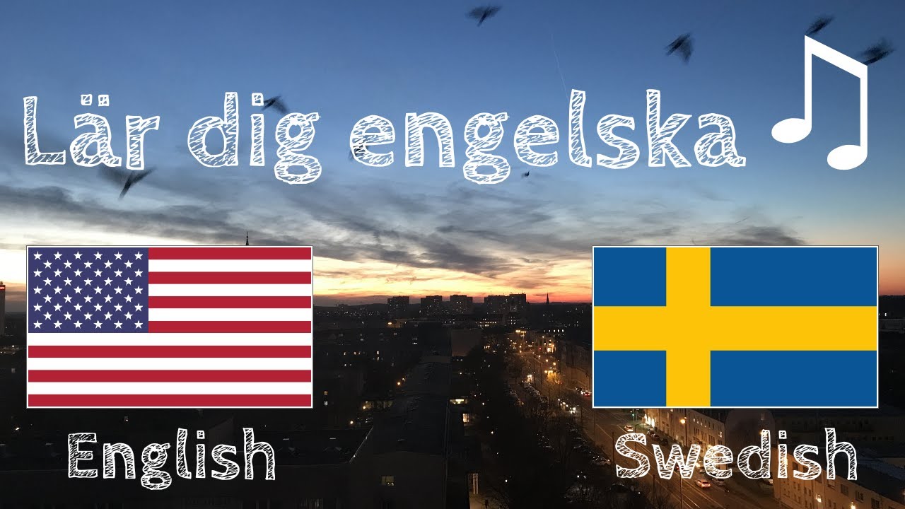 L&auml;r dig innan du sover - Engelska (modersm&aring;lstalare)  - med musik