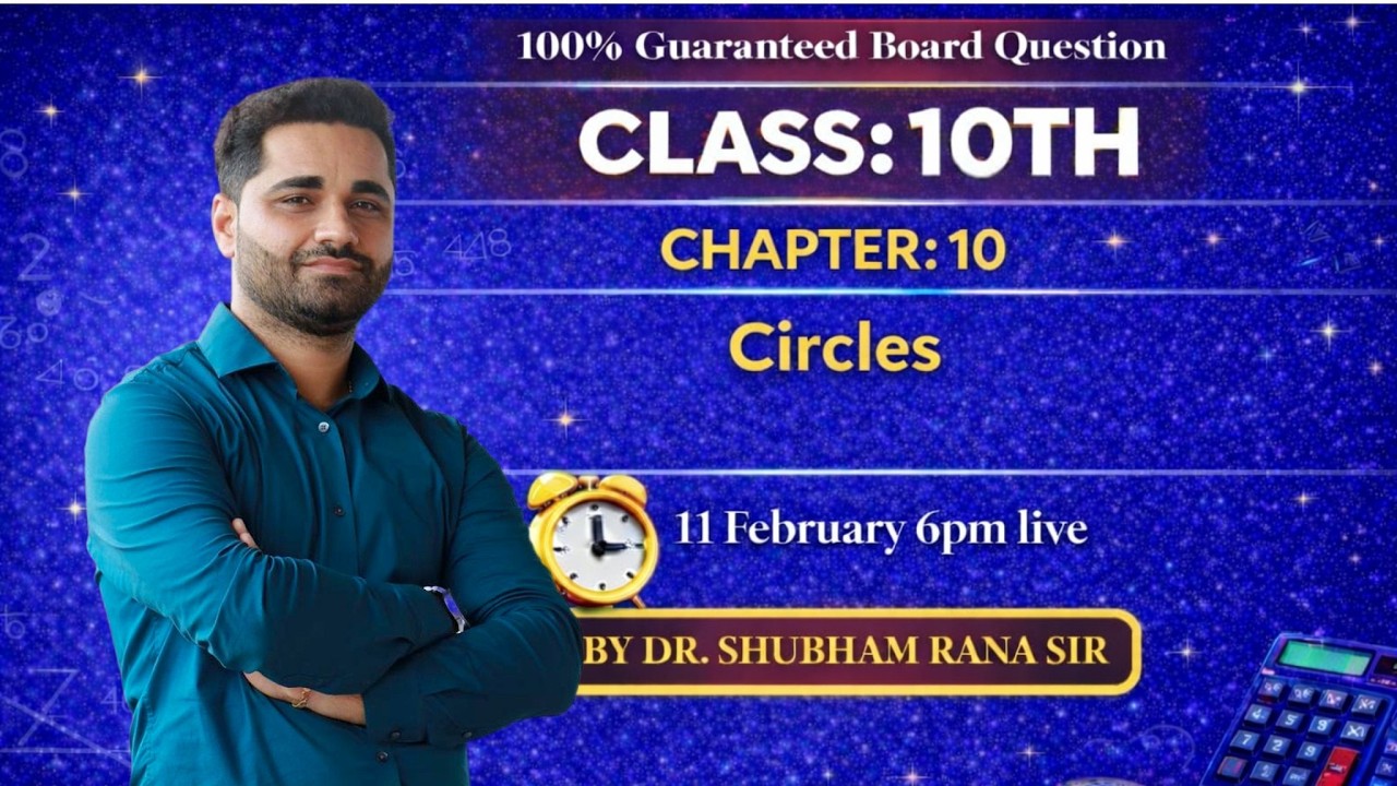 Class 10 Maths Chapter 10 Circles
