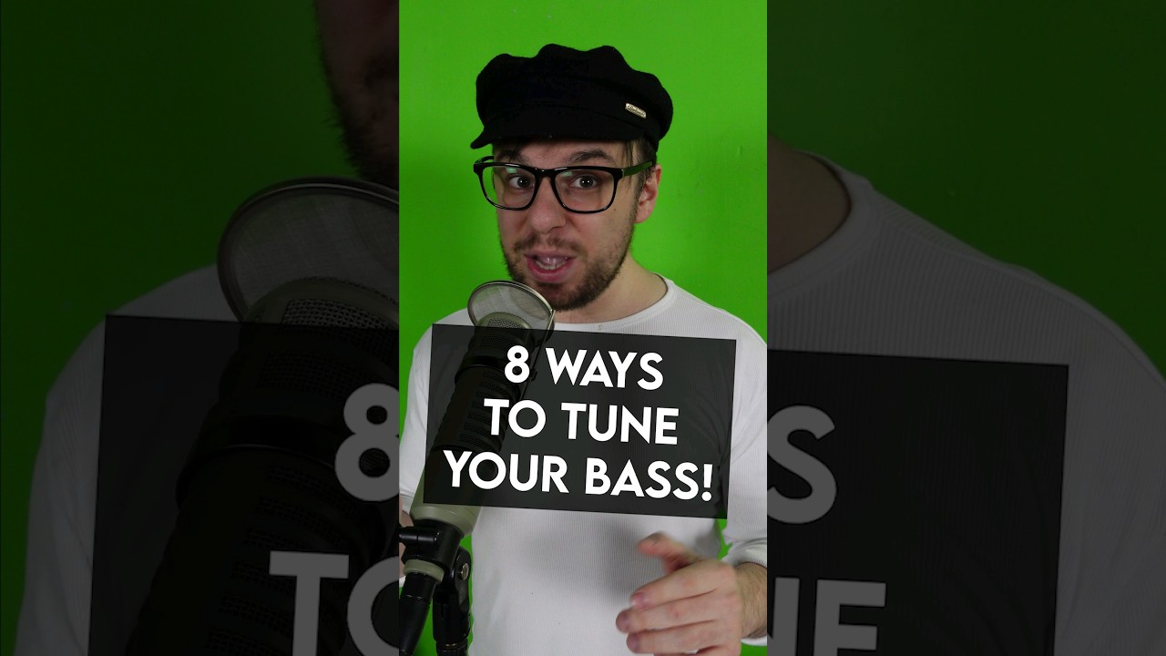8 ways to tune your bass! #bass #bassguitar