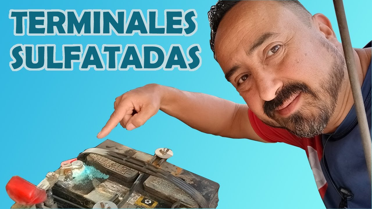 Como limpiar una batería sulfatada, cambio de terminales y como evitar que vuelta a pasar