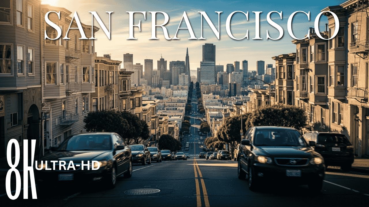 Explore San Francisco in Stunning 8K Cinematic Detail – Golden Gate to Alcatraz!