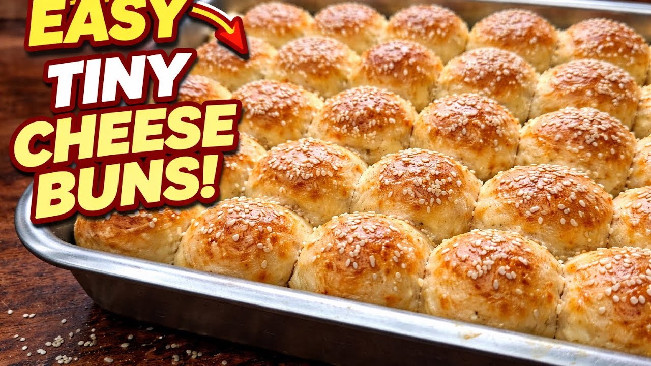 This is how I made Tiny Buns stuffed with Cheese