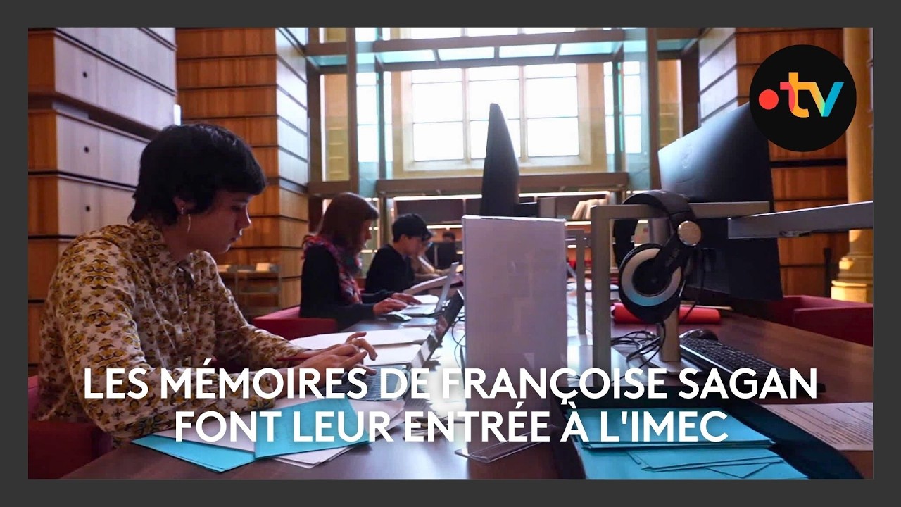 Les mémoires de Françoise Sagan font leur entrée à l'IMEC