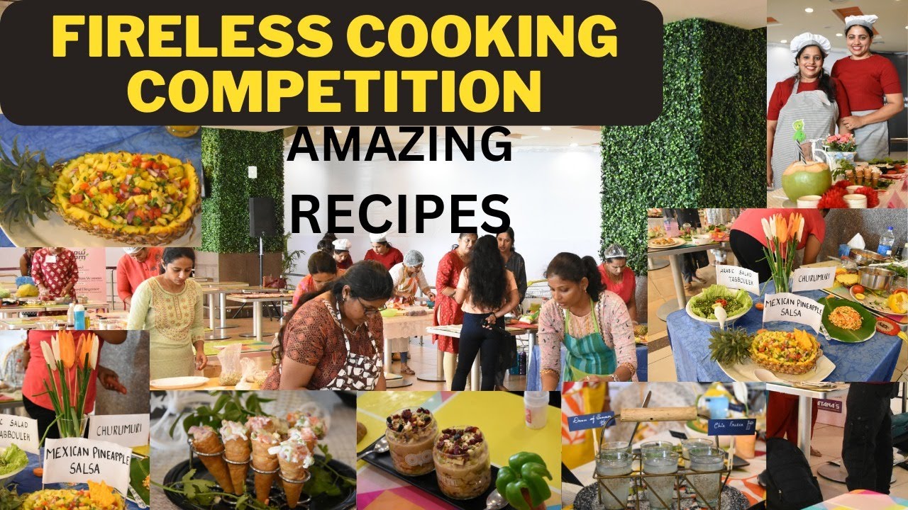 Without Fire Cooking Contest/ Fireless Cooking Competition/ Different kind of recipes
