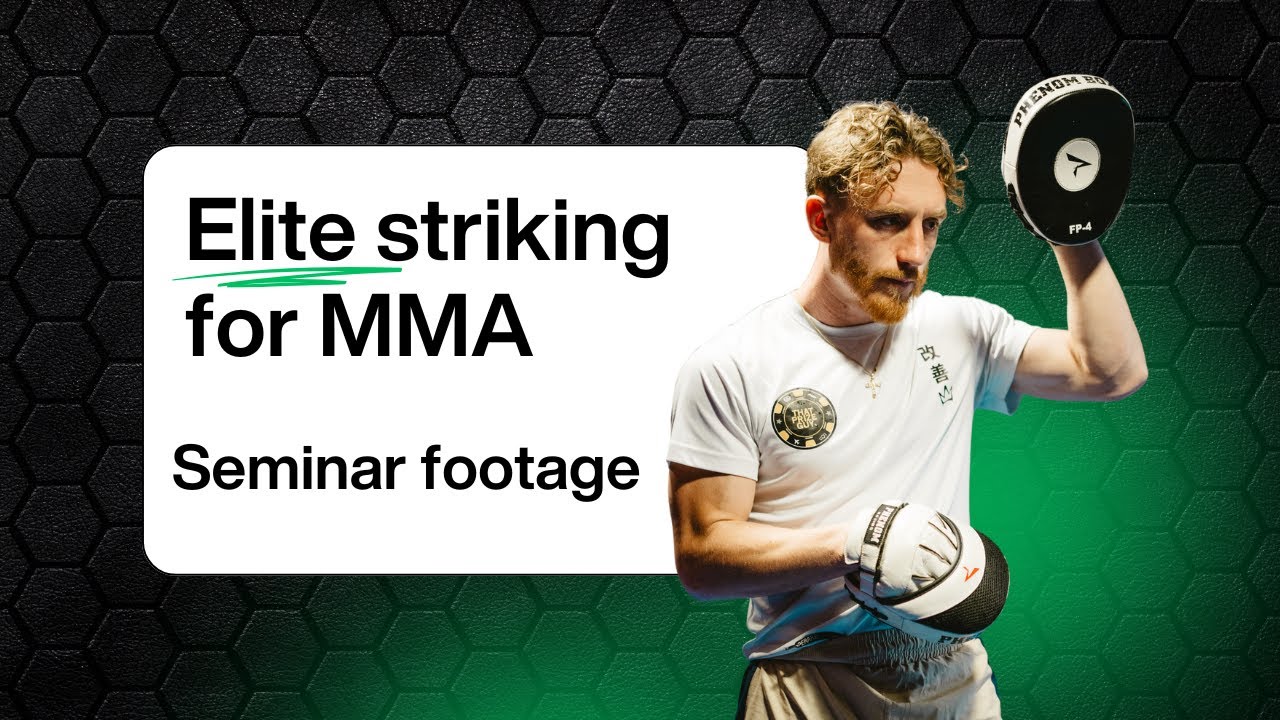 Elite striking for MMA - Seminar raw footage