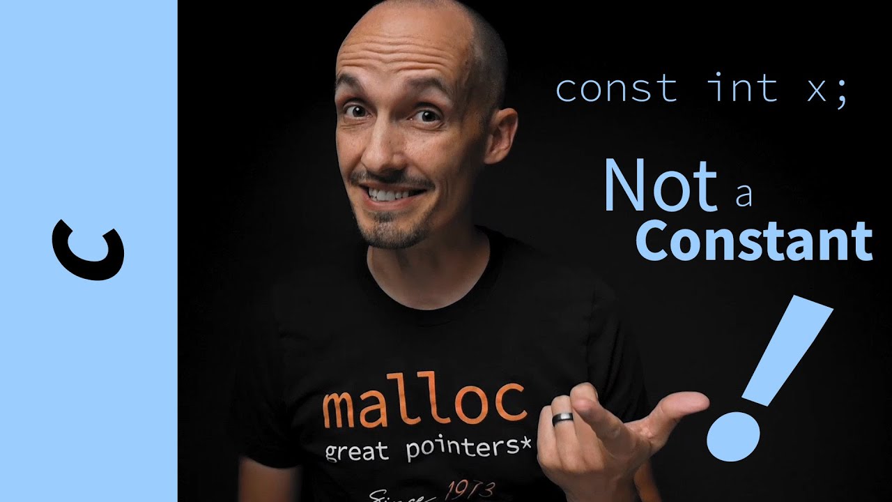 Const int не является константой.