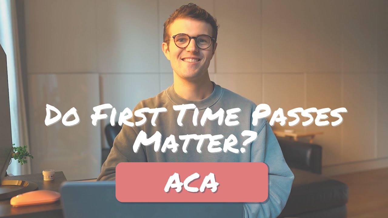 Имеет ли значение сдача всех экзаменов ACA с первого раза?