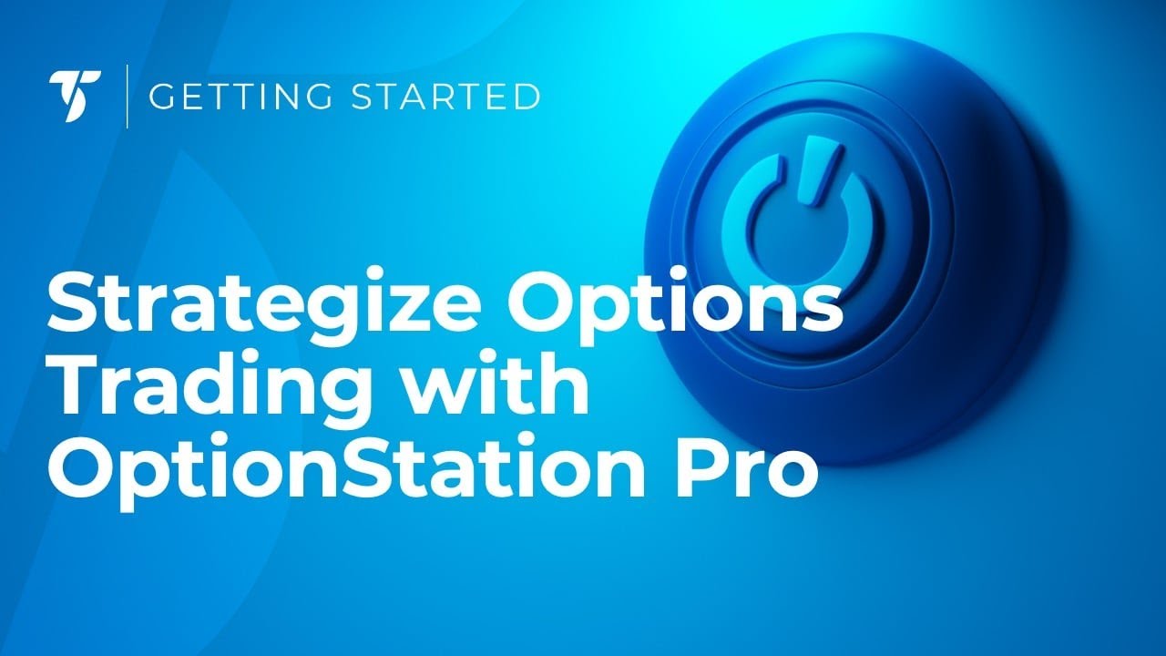 Разрабатывайте стратегии торговли опционами с помощью OptionStation Pro.