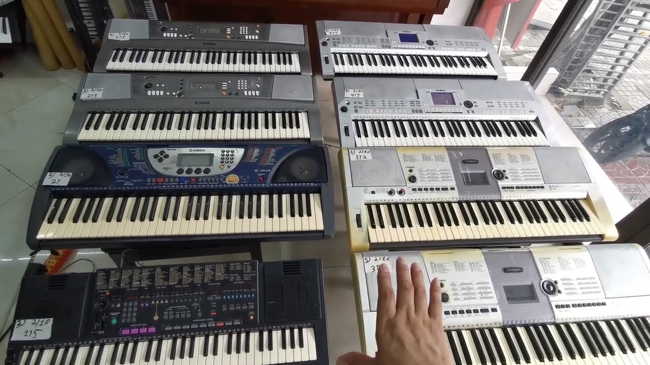 2/10/24 báo giá bán 8 cây đàn ORGAN YAMAHA qua sử dụng giá rẻ kèm phụ kiện tại NCVP LH 0989634982
