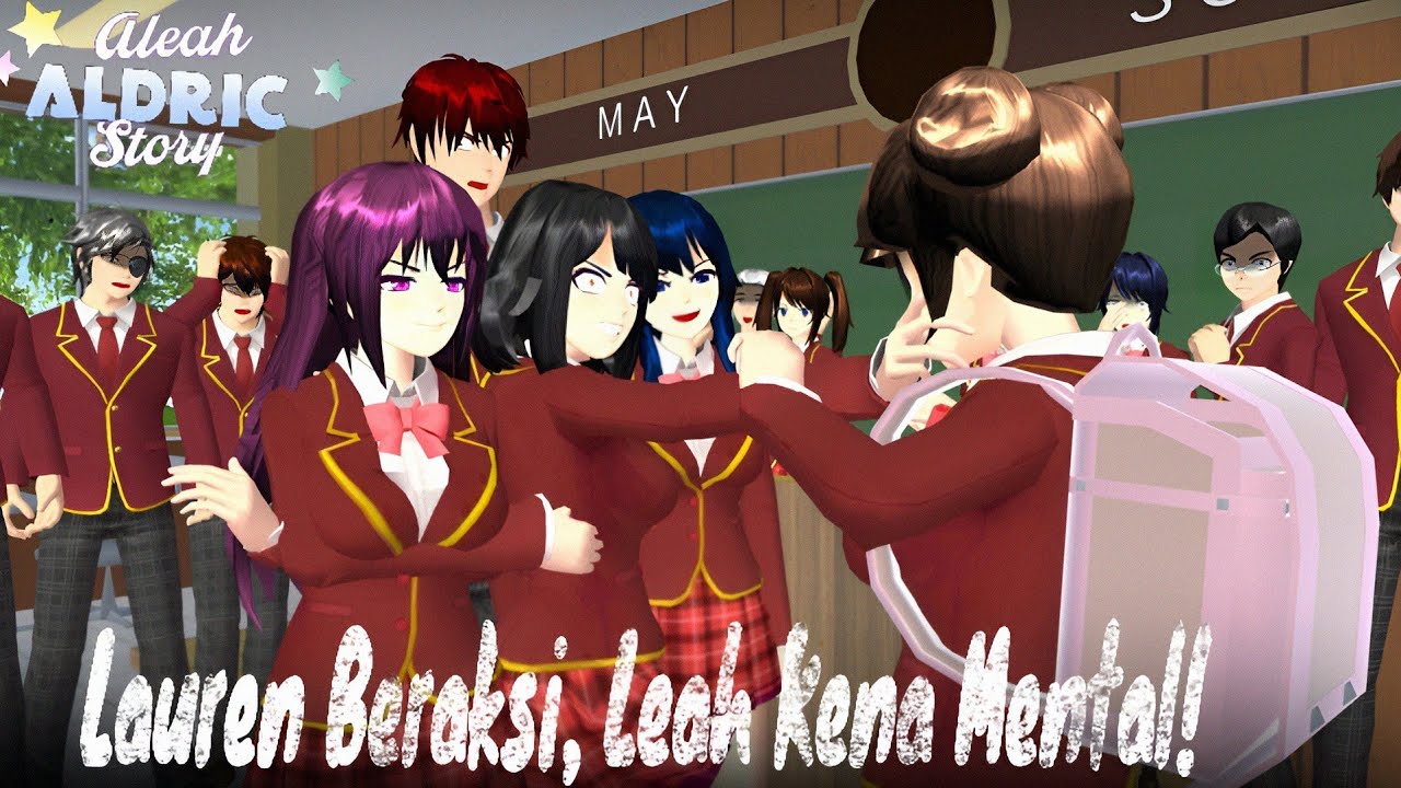 ALEDRIC STORY [AWAL KEHANCURAN] Lauren Mulai Beraksi, Leah Kena Mental! #14 |SAKURA SCHOOL SIMULATOR