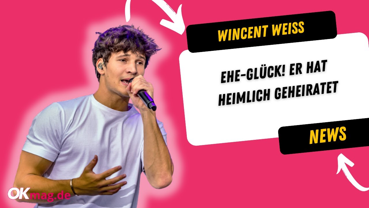Wincent Weiss: Ehe-Glück! Er hat heimlich geheiratet