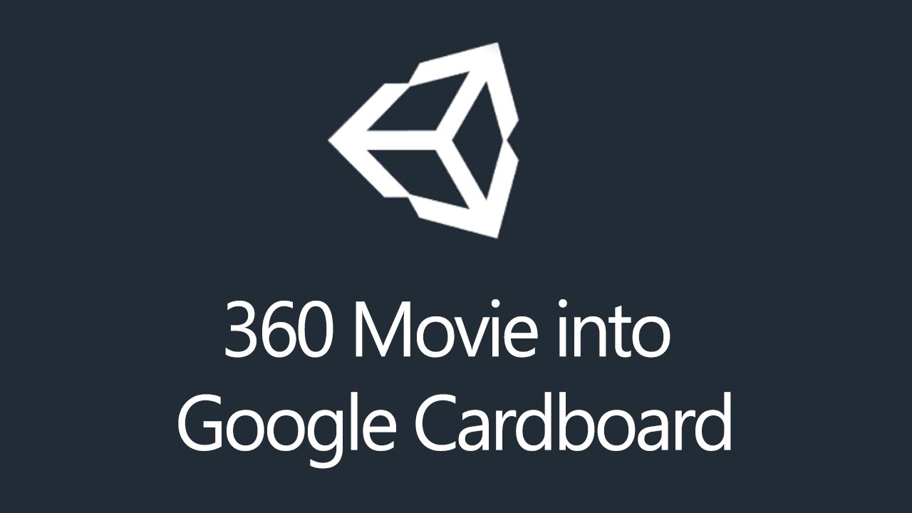 [Tutorial] Unity3d - 360 Movie into Google Cardboard App