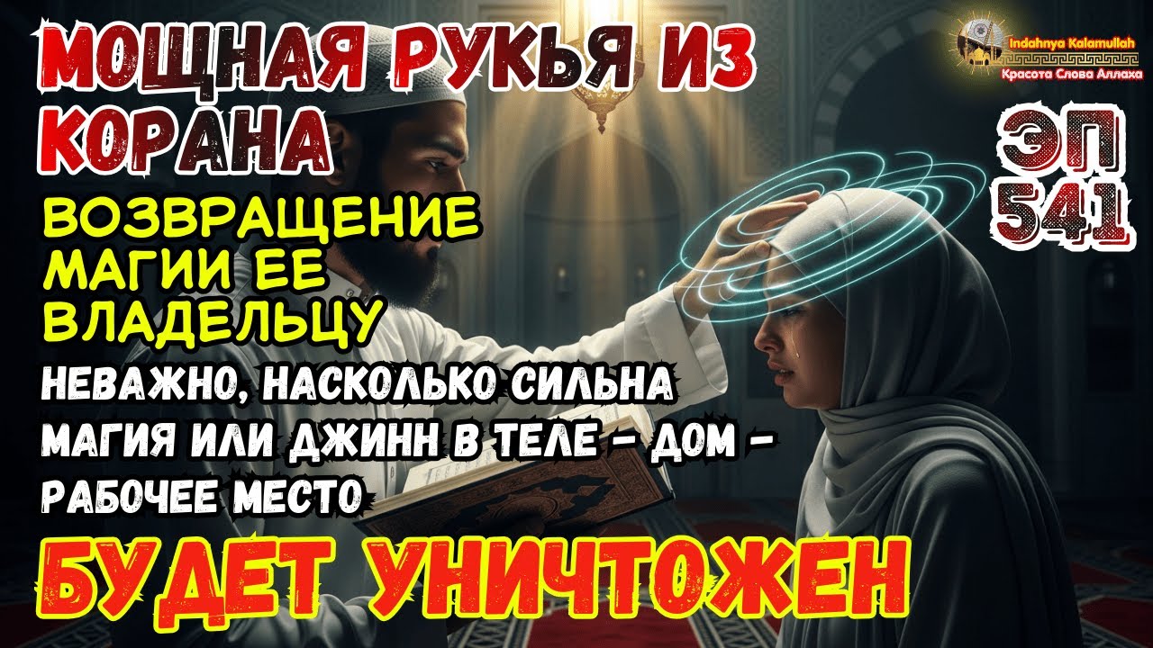 Мощная Рукъия по Корану | Уничтожение колдовства и джиннов | Эпизод 541