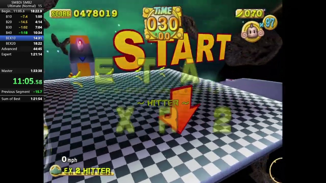 Super Monkey Ball Deluxe in SMB2: Ultimate (Normal, Pauseless) in 