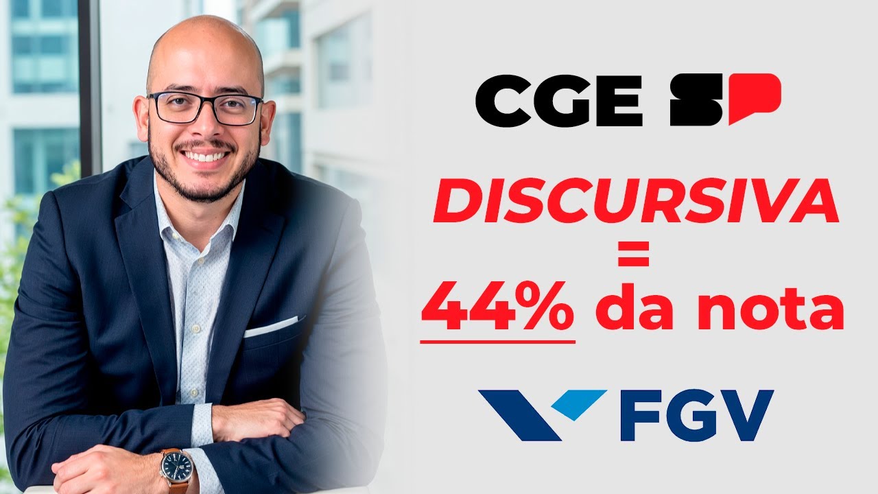 DISCURSIVA CGE SP 2025 (AUDITOR ESTADUAL DE CONTROLE): REGRAS E FORMATOS DAS QUESTÕES DA BANCA FGV