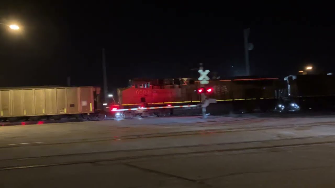 UP 6443 Coal Train East, Main St. Railroad Crossing, Fremont NE