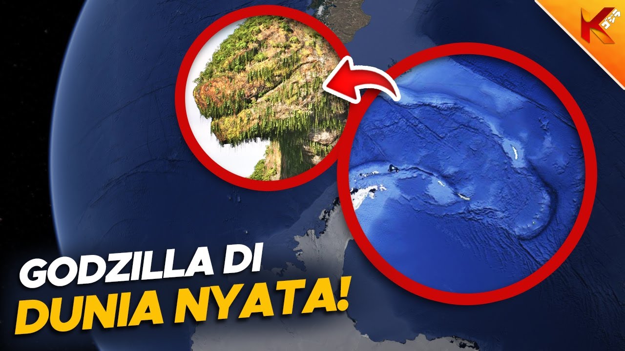 Penampakan Godzilla Sebesar BENUA di Google Maps! | Godzilla in Real Life