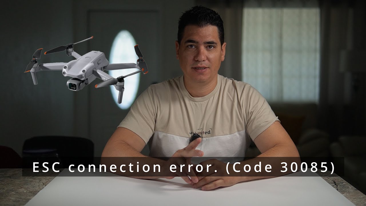 Solución al Error de Conexión ESC 30085 en Drones DJI Air 2S y Otros 🚁