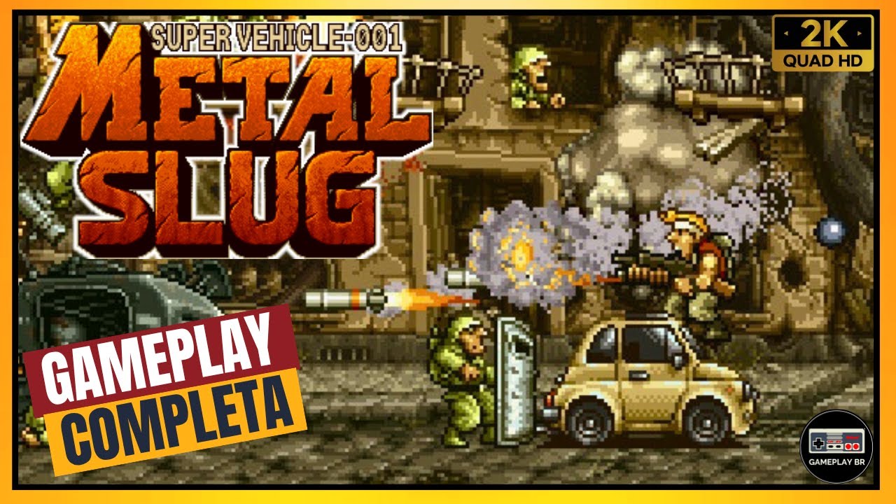 METAL SLUG 1 - Foi toda grana em FiCHA pra zerar😅