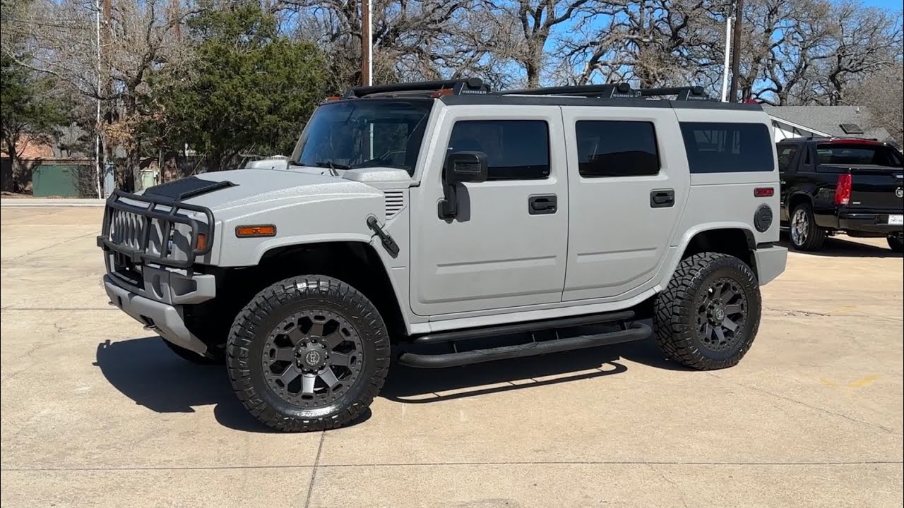 2006 Hummer H2 Custom Build Battleship Gray