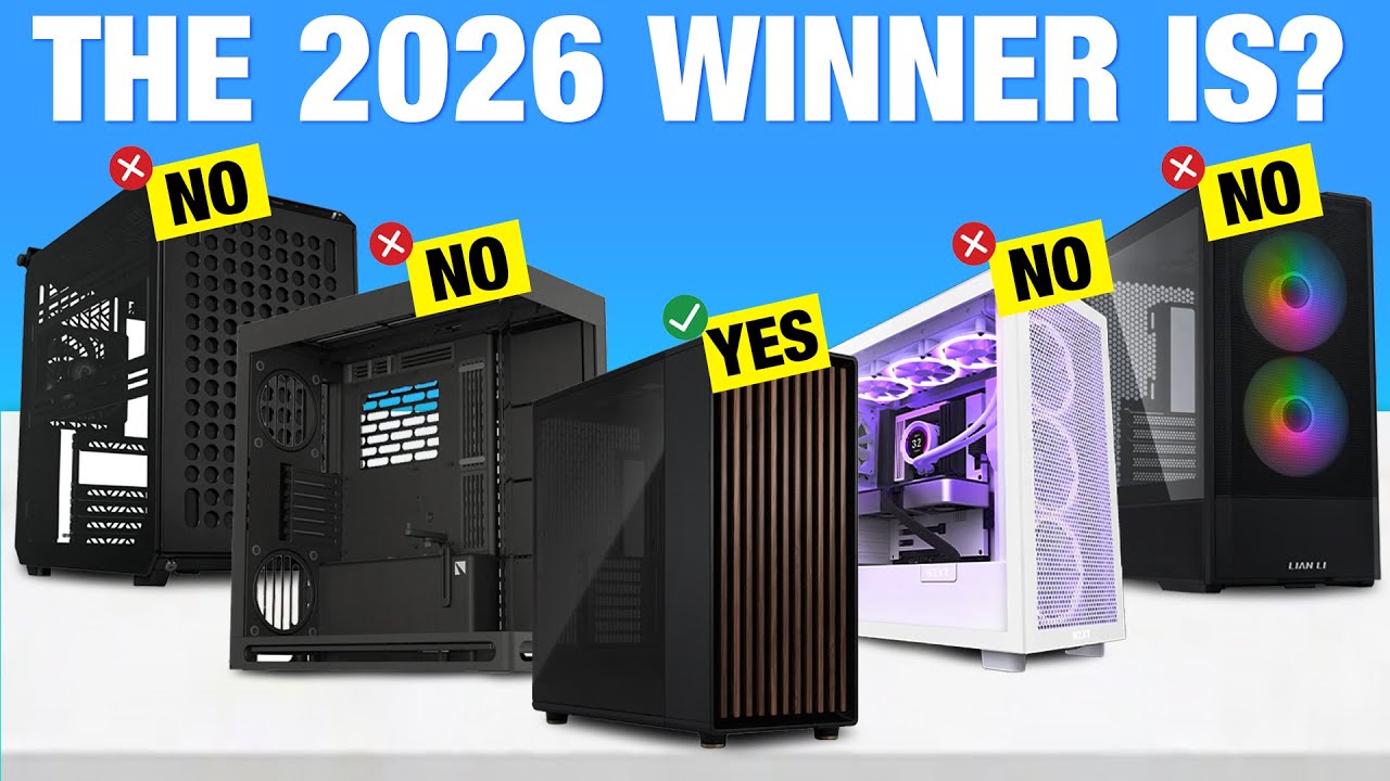 Best Airflow PC Cases 2026 - Top 5 Best Airflow PC Cases in 2026