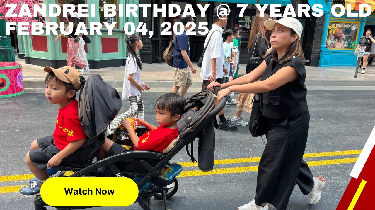 ZANDREI BIRTHDAY  | 7 AT UNIVERSAL STUDIO SINGAPORE | 04 FEB 2025