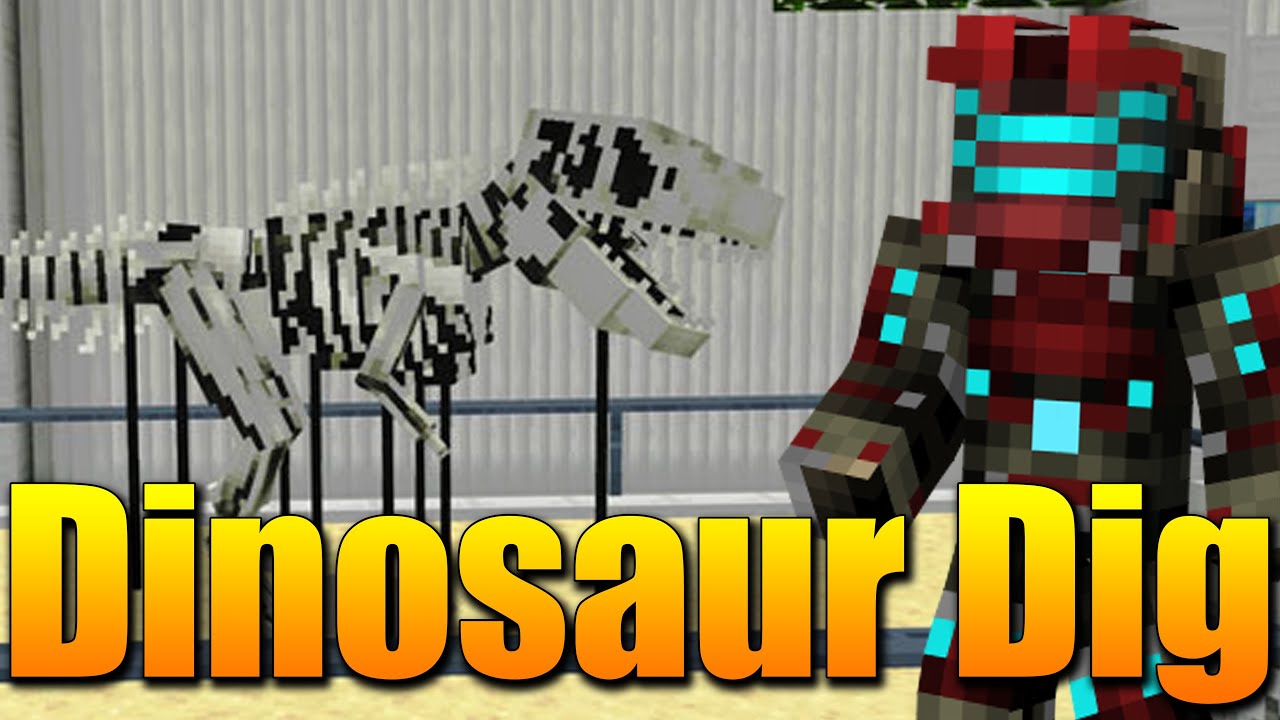 JSEM ARCHEOLOG A VYKOPÁVÁM DINOSAURY!😱🔥 Minecraft Dinosaur Dig