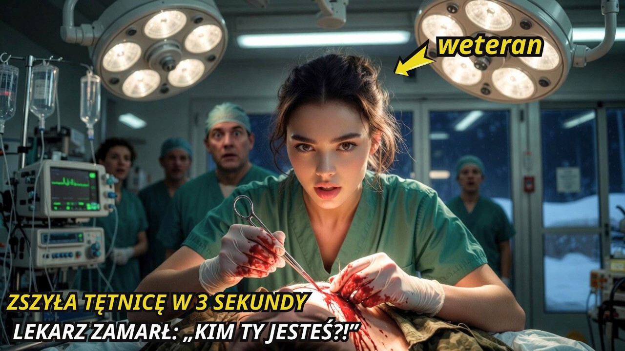 Zszyła tętnicę w trzy sekundy… naczelny chirurg zbladł z niedowierzania