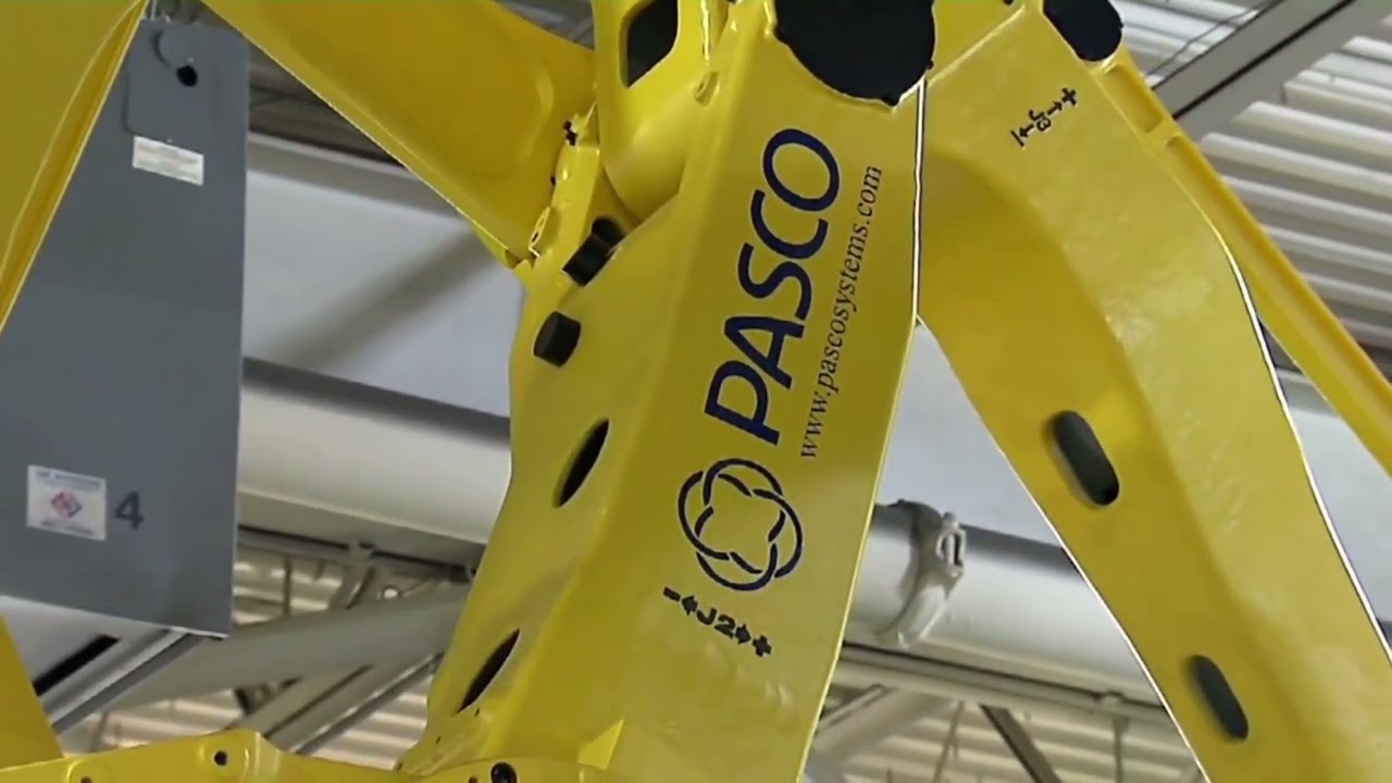 PASCO's Automated Depalletizing System Uses FANUC Robots for Complex Depalletizing.