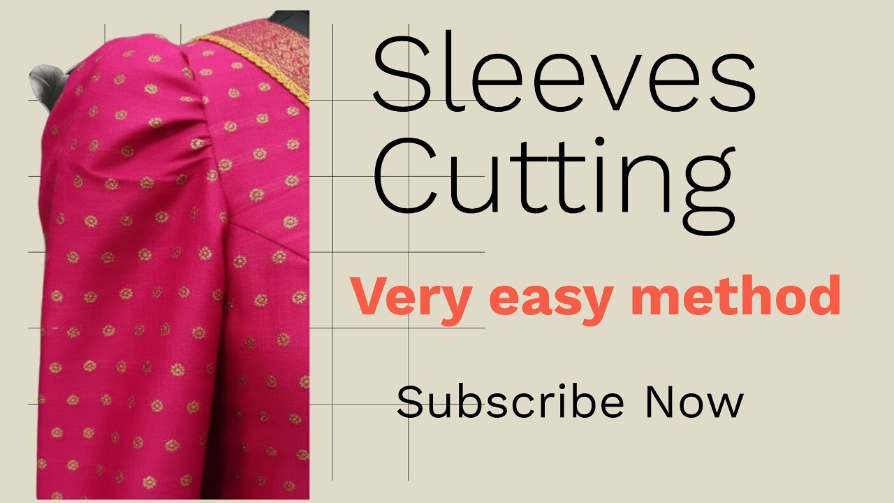 Puff sleeves cutting and stitching#