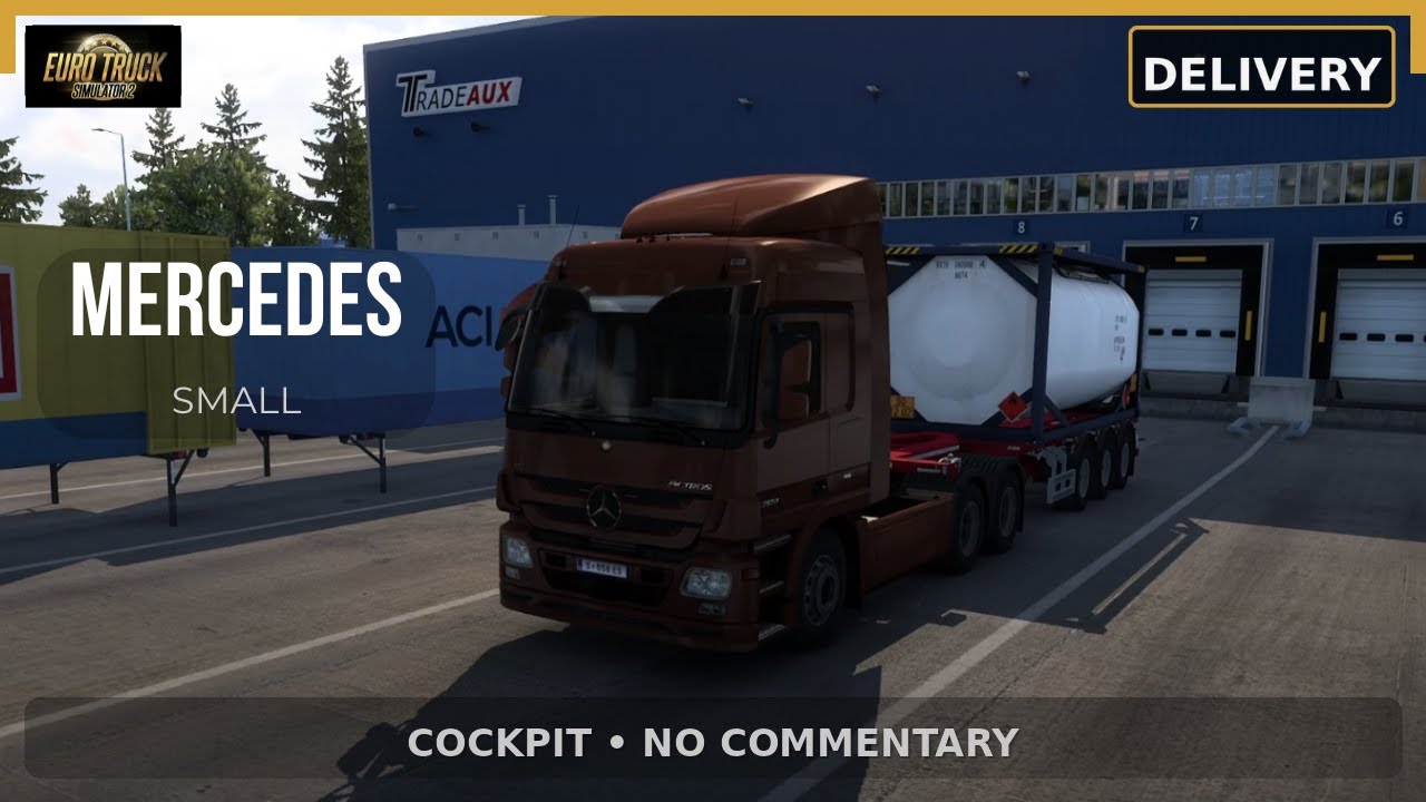 ETS2 Cargo: Fuel Tanker | Mercedes | Klagenfurt → Vienna (Cockpit View • No Commentary)