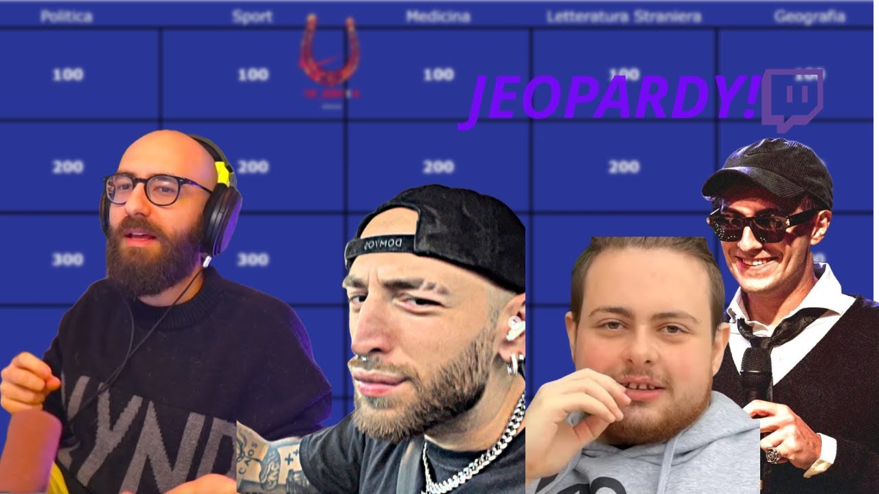IL JEOPARDY MIGLIORE DI SEMPRE CON BLUR, MARZA, PESH, ZAZZONE