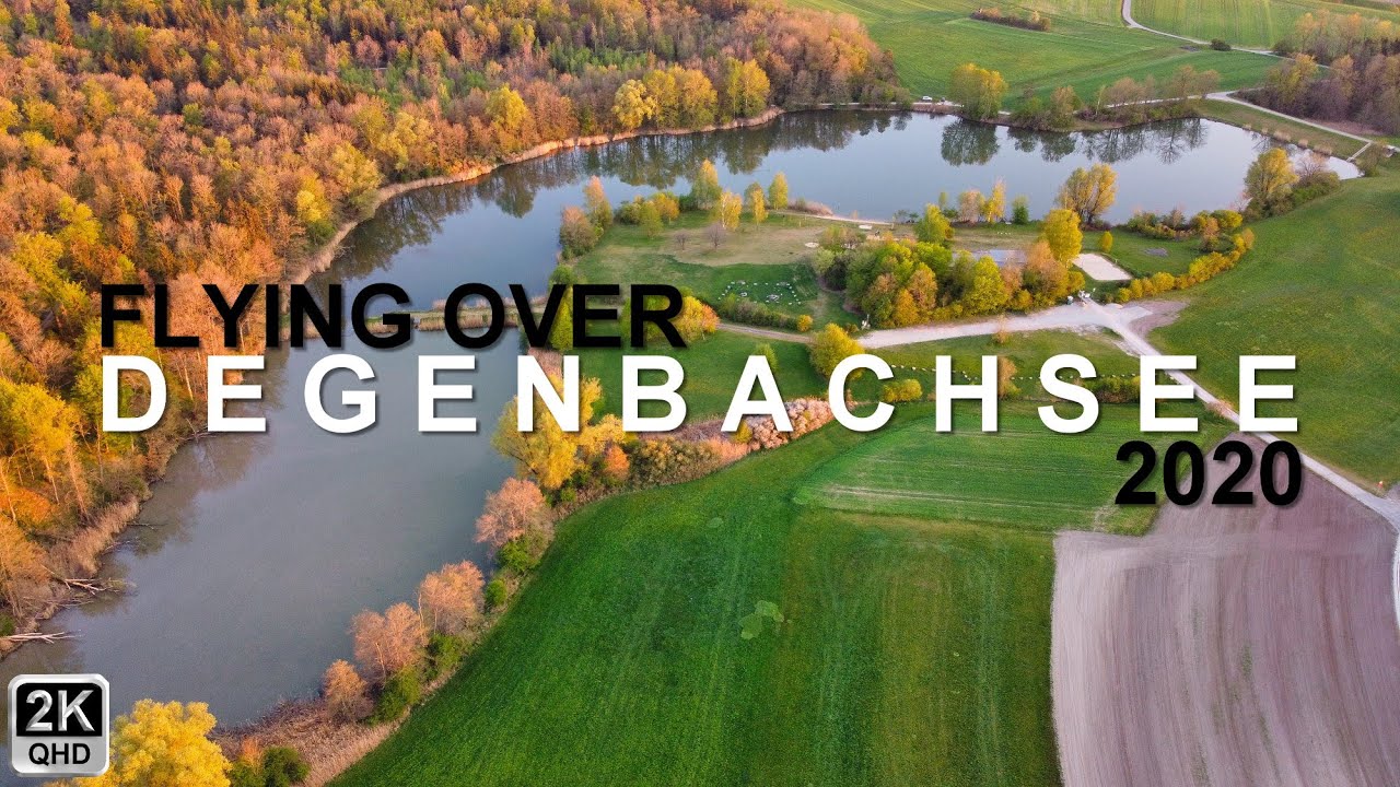 Flying over Degenbachsee 2K QHD