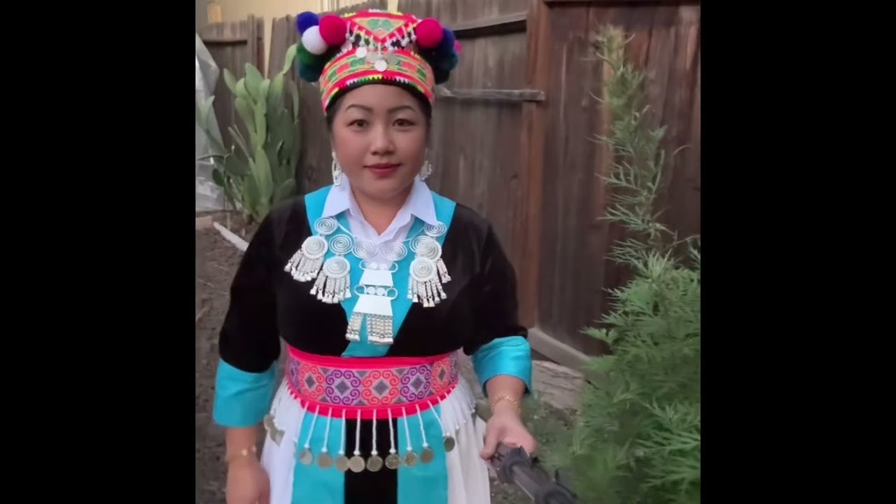 Bao is wearing hmong clothe7/29/25