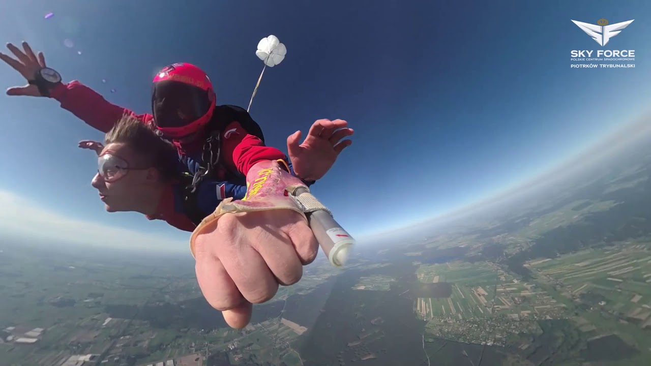 Skok spadochronowy 4200m Kuby w Piotrkowie Trybunalskim 5.05.2018 SkyForce.pl