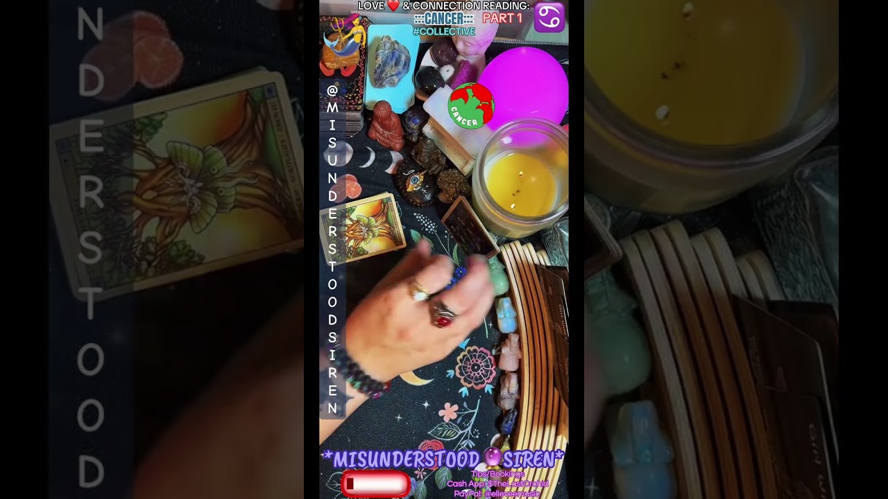 #CANCERZODIAC ♋️ Love ❤️ & Connection Reading (Part 1) #collectivereading #tarotreading #tarotreader