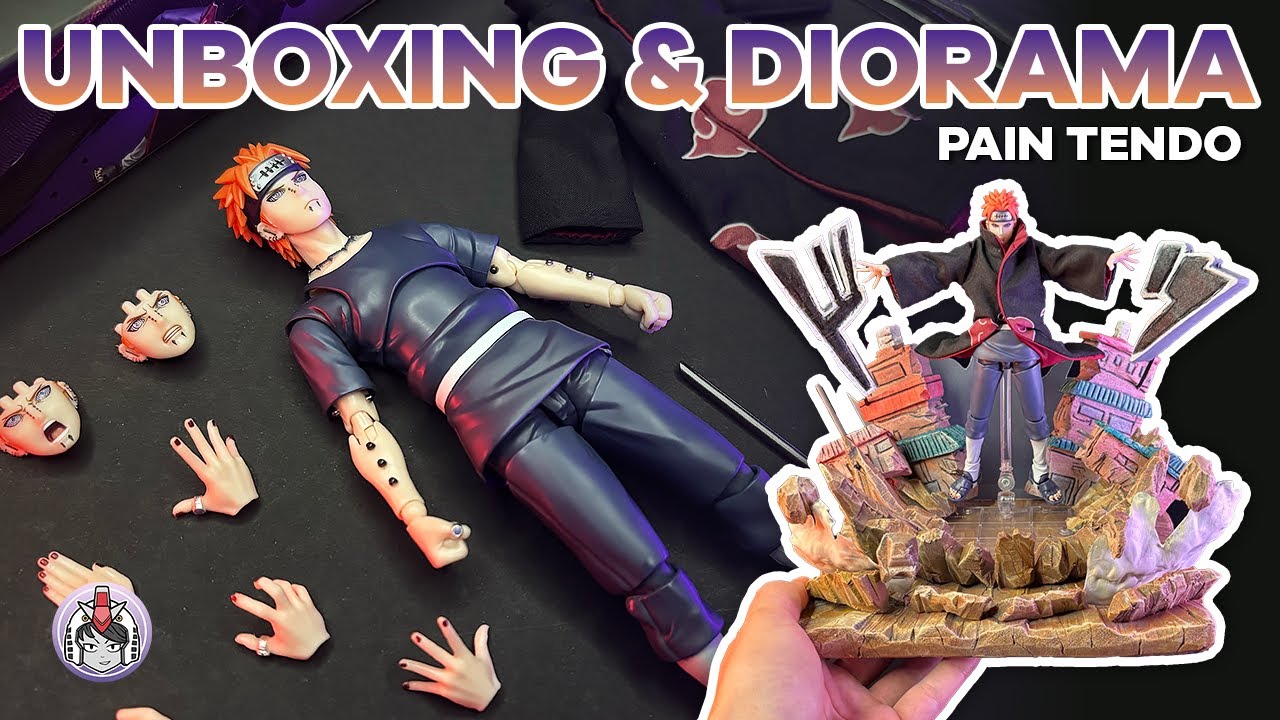 SHINRA TENSEI Manga Diorama for Pain Tendo S.H.Figuarts | Speed Unboxing | ASMR | Naruto Shippuden
