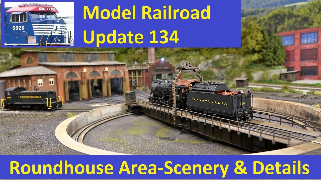 MRUV 134: Roundhouse Area Work- Scenery & Details