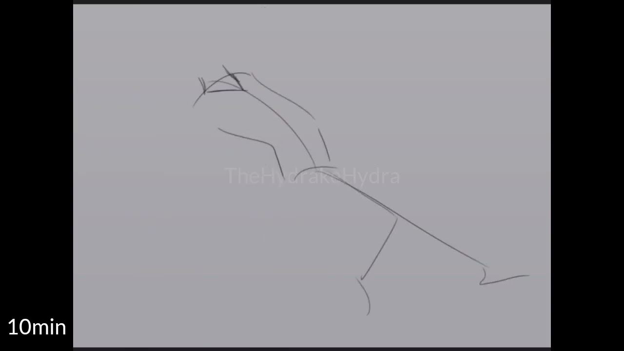 Figure drawing practice timelapse