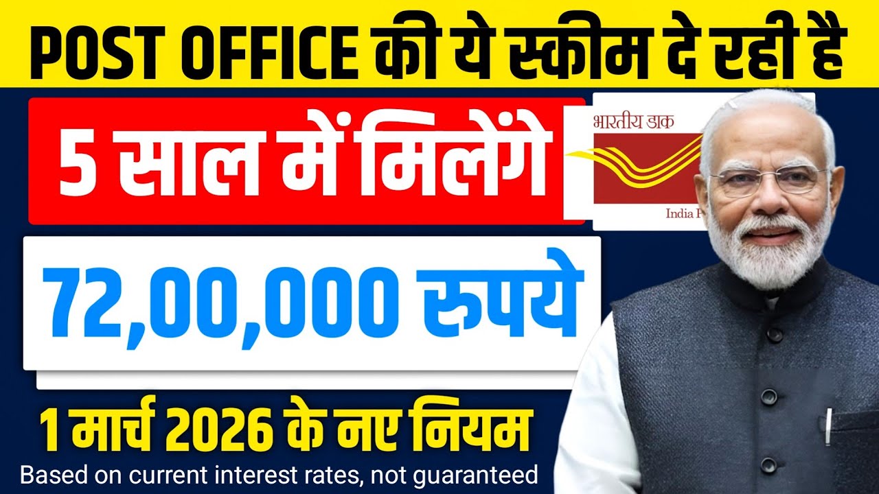 Best Post Office Scheme 2026 | 5 साल में 72 लाख का रिटर्न 💰 | NSC Scheme Latest Rules 2026