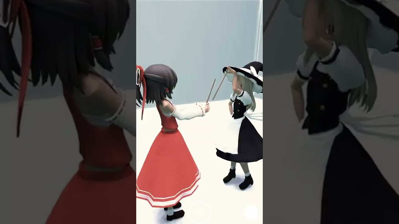 【レイマリ】2人王様ゲーム👑魔理沙に仕掛けるが&hellip;【#shorts】