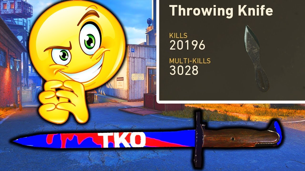 FUNNY KNIFE ONLY RAGE REACTIONS, 20,000 THROWING KNIFE KILLS & MELEE WEAPON PAINTJOBS!! (COD WW2)