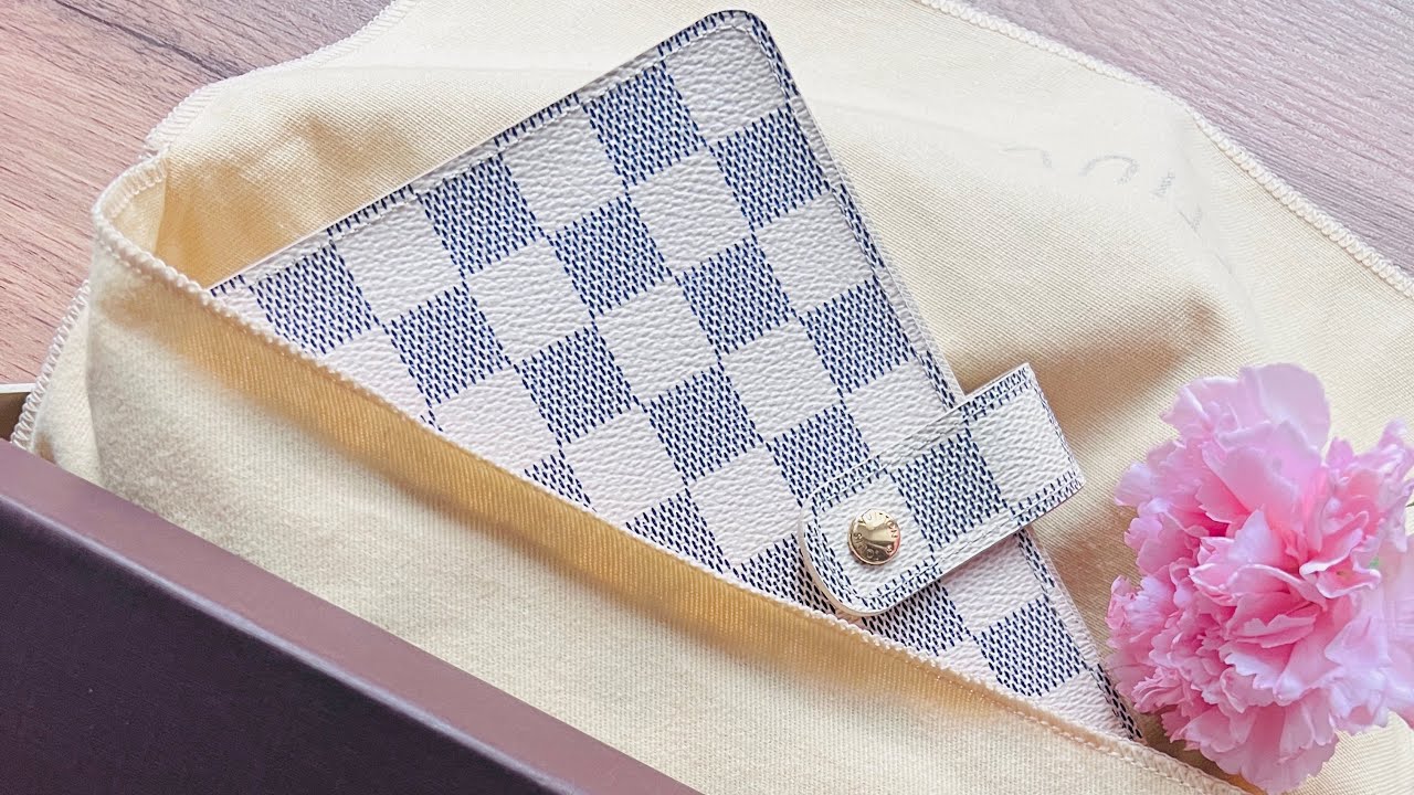 Новая обложка для планера 🤍Louis Vuitton  Damier Azur planner #filofax #vdsplanner #moterm #planner
