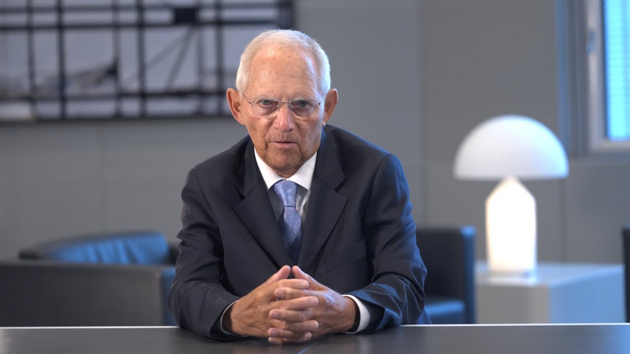 Wahlaufruf von Bundestagspräsident Schäuble